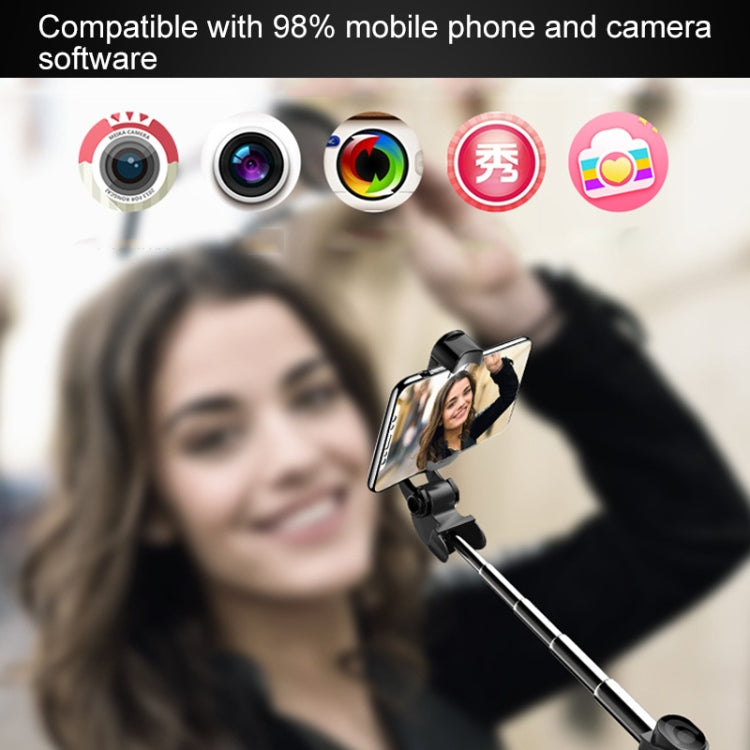 Treppiede Bluetooth con asta estensibile per smartphone 68 cm