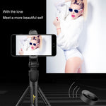 Treppiede Bluetooth con asta estensibile per smartphone 68 cm