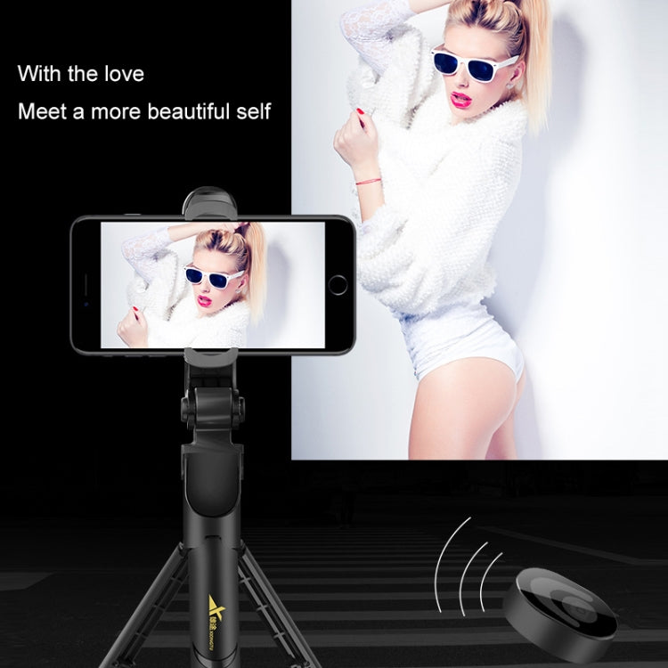 Treppiede Bluetooth con asta estensibile per smartphone 68 cm