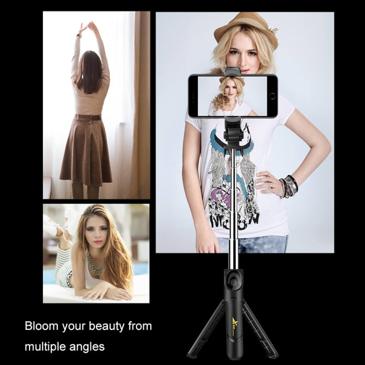 Treppiede Bluetooth con asta estensibile per smartphone 68 cm