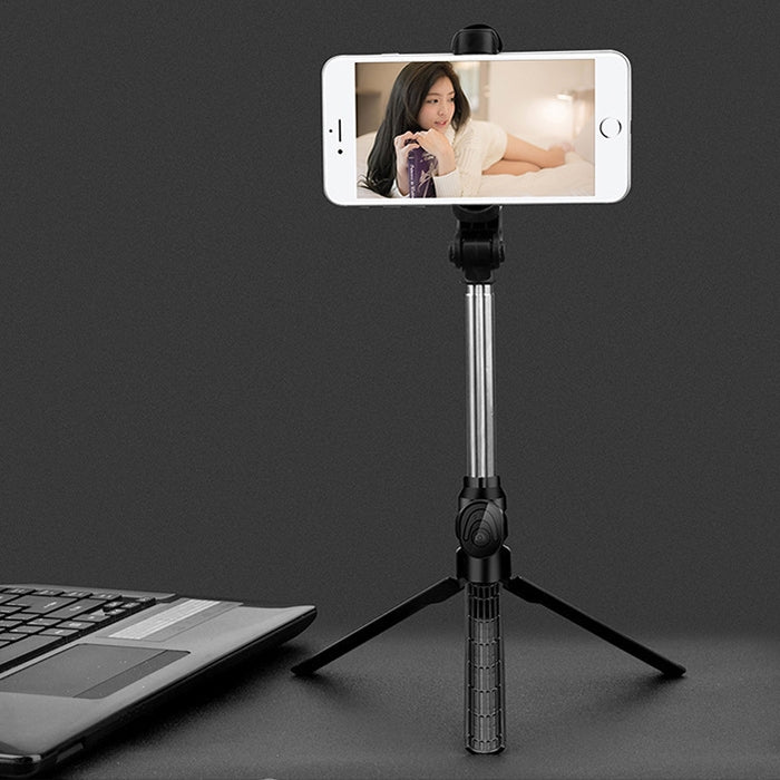 XT10 Multifunctional Mobile Live Broadcast Bluetooth Self-timer Rod Tripod