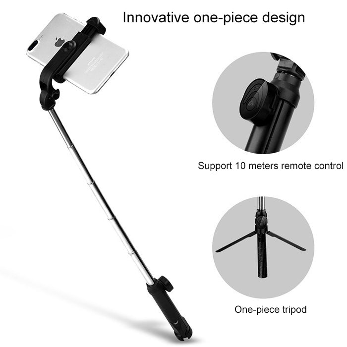 Treppiede con asta e autoscatto Bluetooth per smartphone