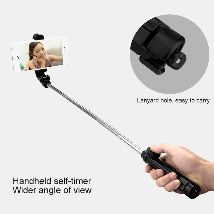 Treppiede con asta e autoscatto Bluetooth per smartphone