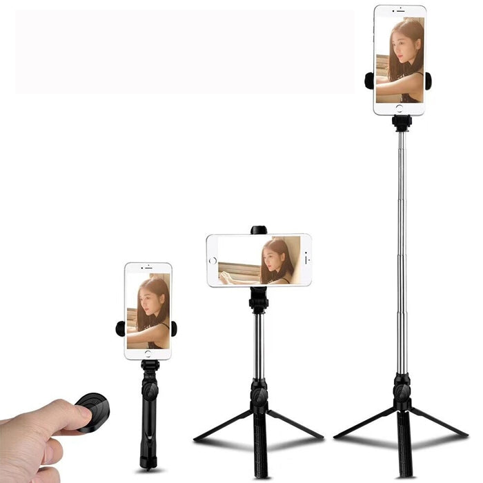 Treppiede con asta e autoscatto Bluetooth per smartphone