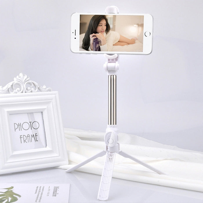 Treppiede con asta e autoscatto Bluetooth per smartphone