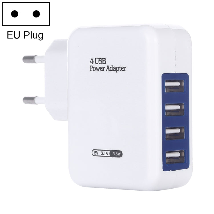 Caricatore da viaggio USB 4 porte HT-CD03