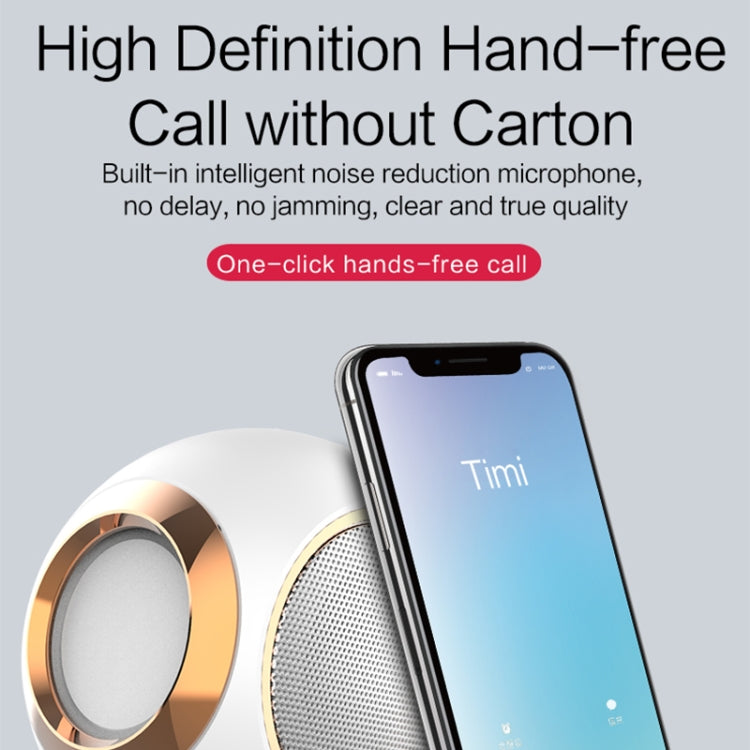 Altoparlante Bluetooth wireless per bassi impermeabile da esterno X6 TWS 5W, supporto vivavoce / USB / AUX / scheda TF