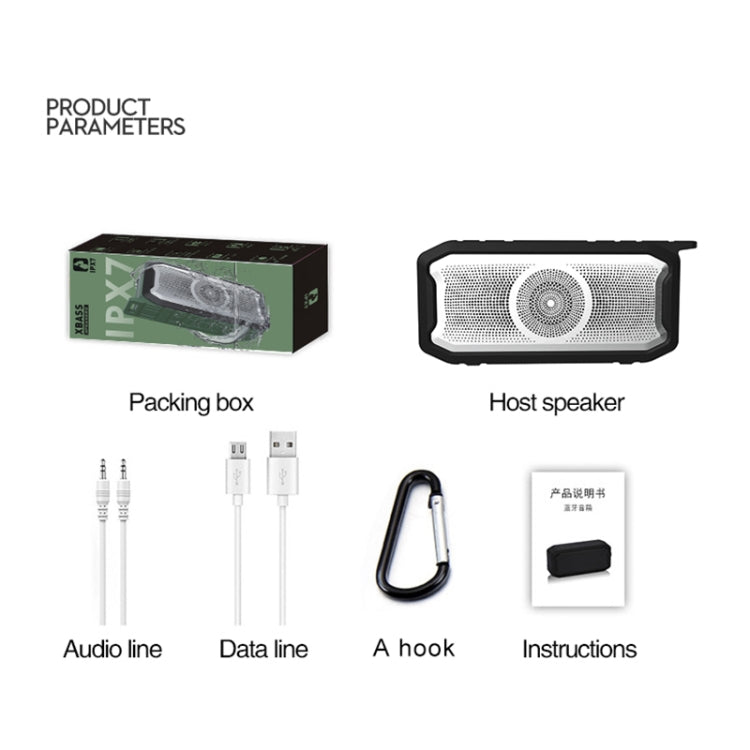 Altoparlante Bluetooth impermeabile 5W IPX7 wireless