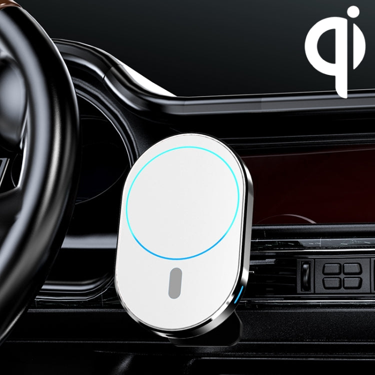 JJT-968 Caricatore wireless con staffa per presa d'aria magnetica per auto con uscita massima 15 W, JJT-968