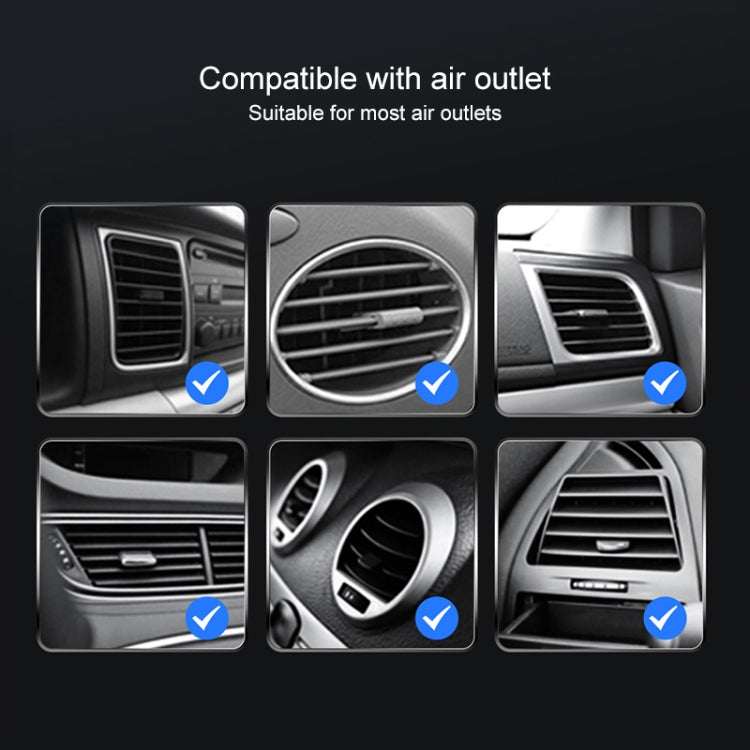 JJT-968 Caricatore wireless con staffa per presa d'aria magnetica per auto con uscita massima 15 W, JJT-968
