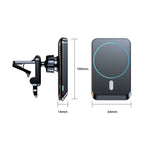 JJT-969 Caricatore wireless con staffa per presa d'aria magnetica per auto con uscita massima 15 W, JJT-969