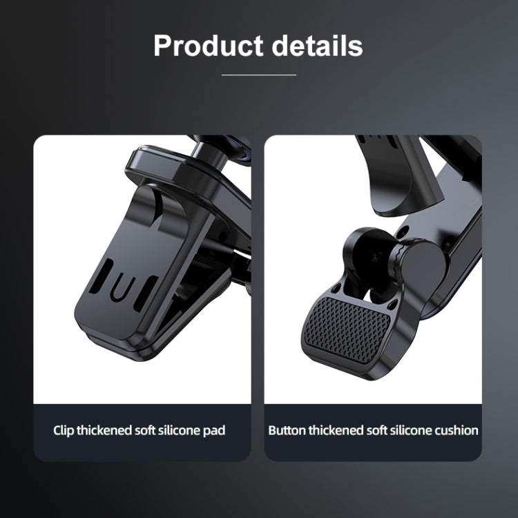 JJT-969 Caricatore wireless con staffa per presa d'aria magnetica per auto con uscita massima 15 W, JJT-969