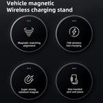 JJT-969 Caricatore wireless con staffa per presa d'aria magnetica per auto con uscita massima 15 W, JJT-969