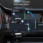 Caricabatterie wireless con staffa per presa d'aria per auto con sensore a infrarossi con uscita massima K10 da 15 W, K10