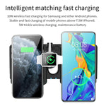 Caricabatterie wireless Qi 4 in 1 da 10 W
