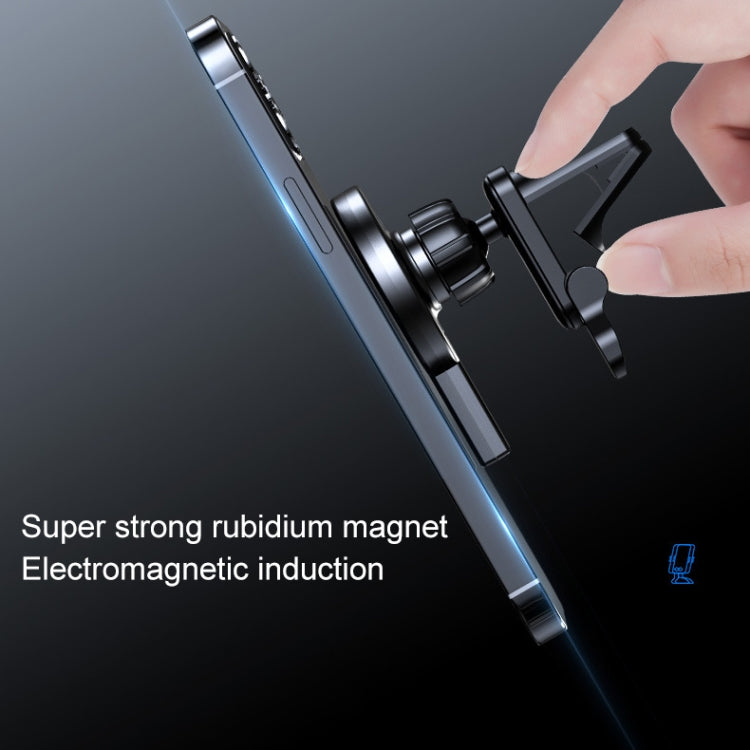 Caricabatterie wireless con staffa per presa d'aria magnetica per auto con uscita massima K07 da 15 W, K07