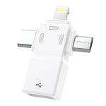 Adattatore USB 2.0 a 8 pin, USB-C e Micro USB