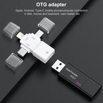 Adattatore USB 2.0 a 8 pin, USB-C e Micro USB