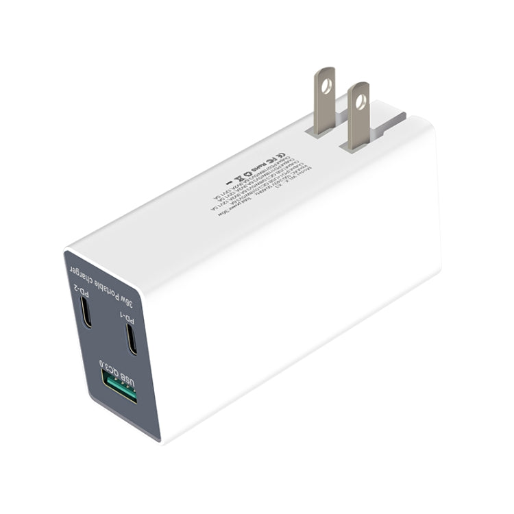 WLX-X3 Caricatore USB Pieghevole 36W
