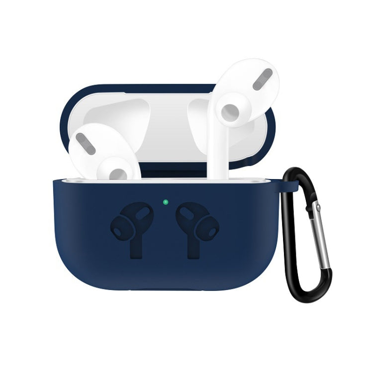 Per AirPods Pro Custodia protettiva per auricolari in silicone Flip Cover con fibbia antigoccia, Black, Baby Blue, Coffee, White, Dark Blue, Yellow, Pink, Green, Grey, Light Pink, Watermelon Red, Light Purple, Purple, Red