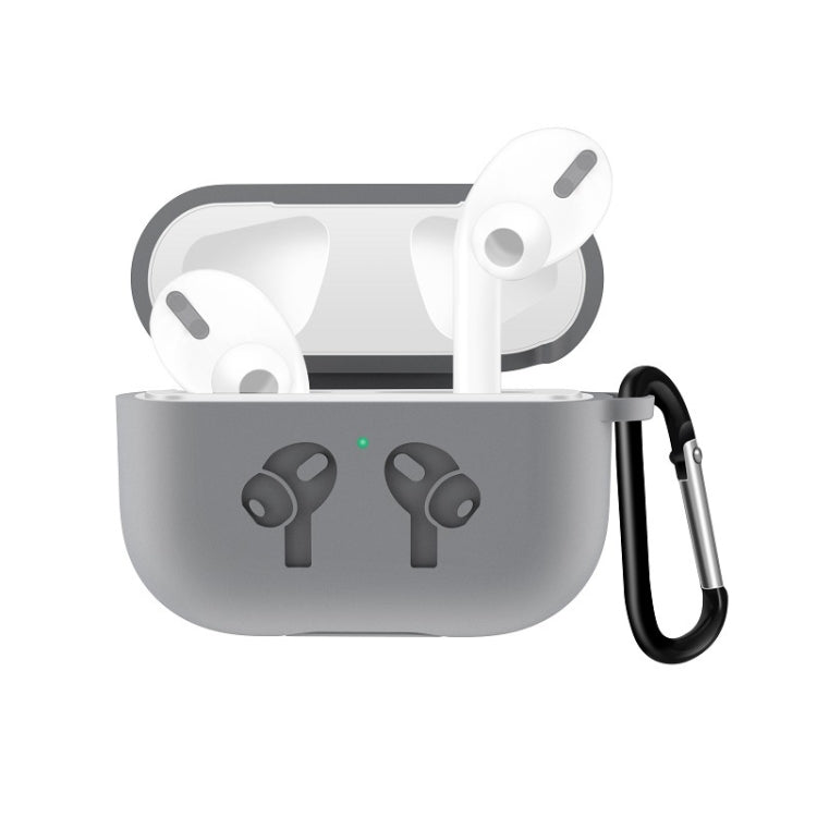 Custodia in silicone per AirPods Pro con fibbia antigoccia