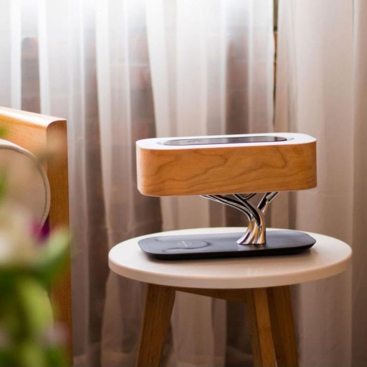 Caricabatterie wireless per telefono con lampada da tavolo per altoparlante Bluetooth Tree Light, spina AU, AU Plug