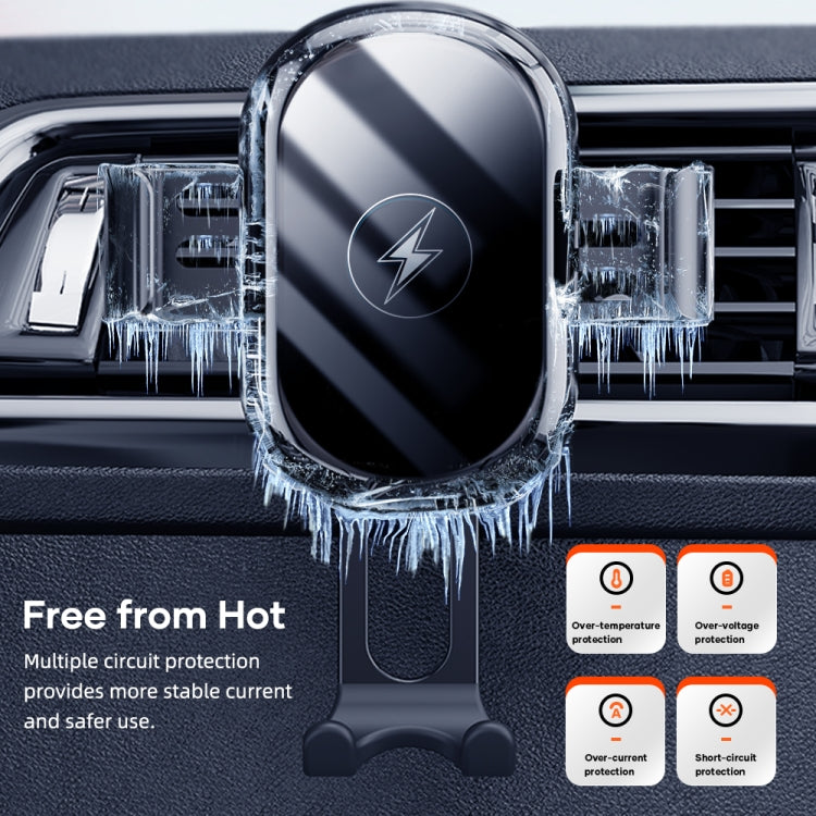 Staffa per presa d'aria di ricarica wireless per auto ROCK W31, W31