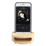 Supporto creativo in legno per smartphone