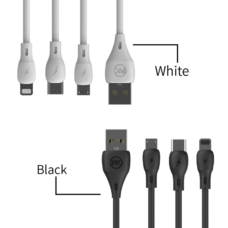 WK WDC-072 Cavo di ricarica per sincronizzazione dati da USB a 8 pin serie Full Speed da 1 m 2,1 A, 8 Pin