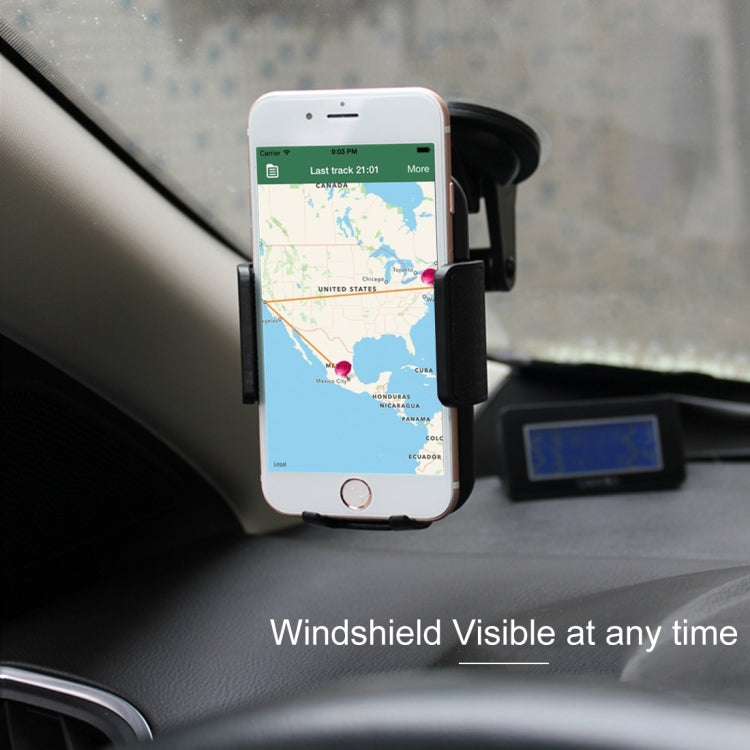 Supporto per cellulare universale per parabrezza auto con regolazione girevole e ventosa, Rotatable Adjustment  Phone Holder
