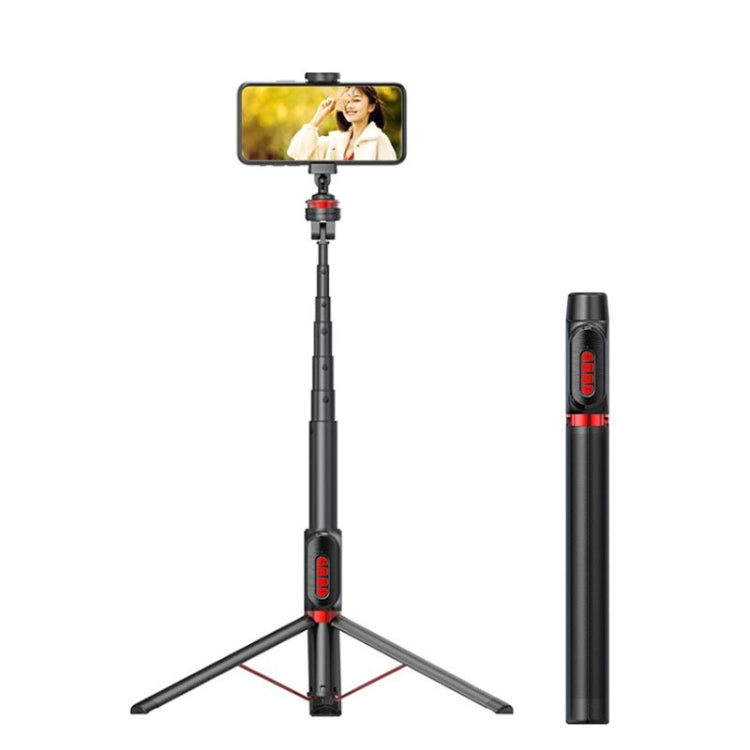 Aluminum Alloy Cell Phone Bluetooth Selfie Stick Live Floor Tripod Bracket Height: 1.5m