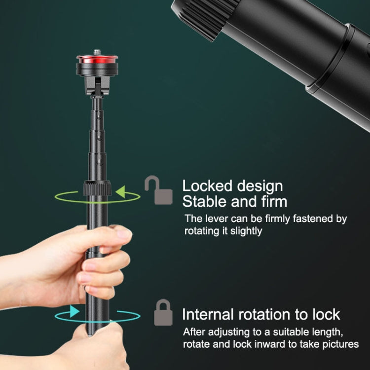 Aluminum Alloy Cell Phone Bluetooth Selfie Stick Live Floor Tripod Bracket Height: 1.5m