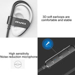 Awei WT50 IPX4 Auricolare Bluetooth wireless montato sull'orecchio impermeabile con microfono, WT50