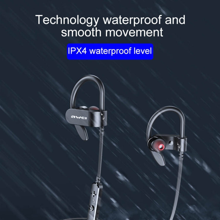 Awei WT50 IPX4 Auricolare Bluetooth wireless montato sull'orecchio impermeabile con microfono, WT50
