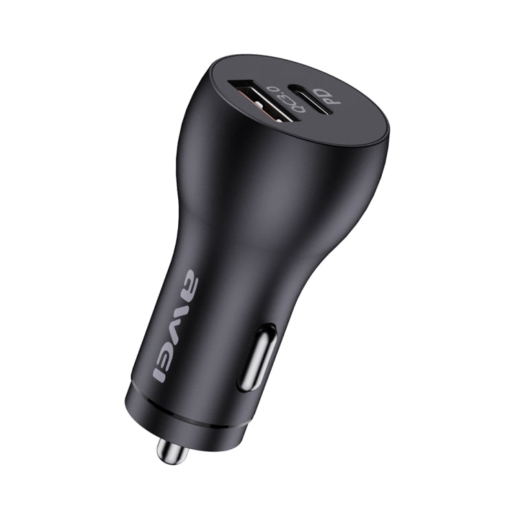 Caricabatteria da auto awei C-822 18W PD 8 pin + 18W QC 3.0 interfaccia USB, C-822