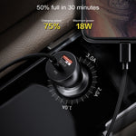 Caricabatteria da auto awei C-822 18W PD 8 pin + 18W QC 3.0 interfaccia USB, C-822