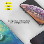 awei C-980 18W PD USB-C / Type-C + QC 3.0 Interfaccia USB Caricabatterie da viaggio a ricarica rapida, presa EU
