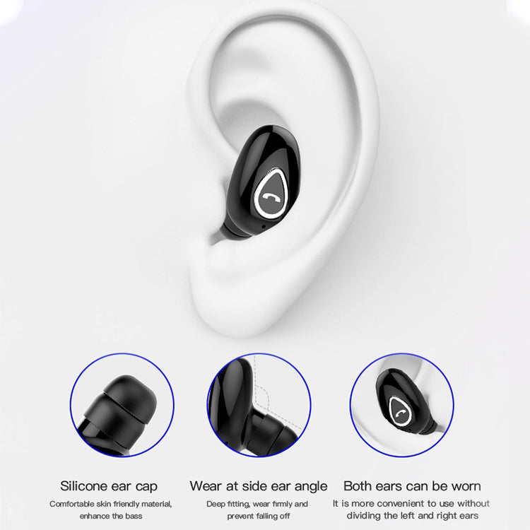 YX01 Auricolare Bluetooth wireless Bluetooth 4.1 resistente al sudore con scatola di ricarica, supporto connessione memoria e chiamata HD, with Charging Box Silver, with Charging Box White, with Charging Box Black, with Charging Box Flesh Color