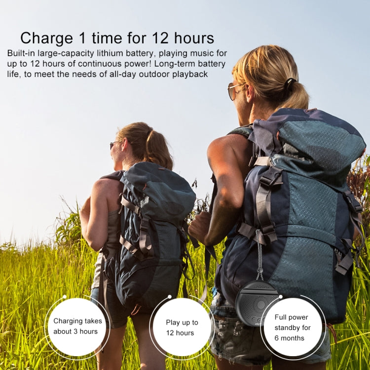 ZEALOT S24 Altoparlante Bluetooth stereo portatile con cordino e supporto per slot per scheda mobile, supporta chiamate in vivavoce e scheda TF, S24