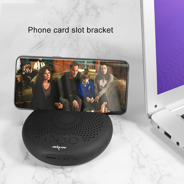 ZEALOT S24 Altoparlante Bluetooth stereo portatile con cordino e supporto per slot per scheda mobile, supporta chiamate in vivavoce e scheda TF, S24