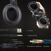 ONIKUMA K9 Cuffie da gioco regolabili RGB a spina singola con microfono