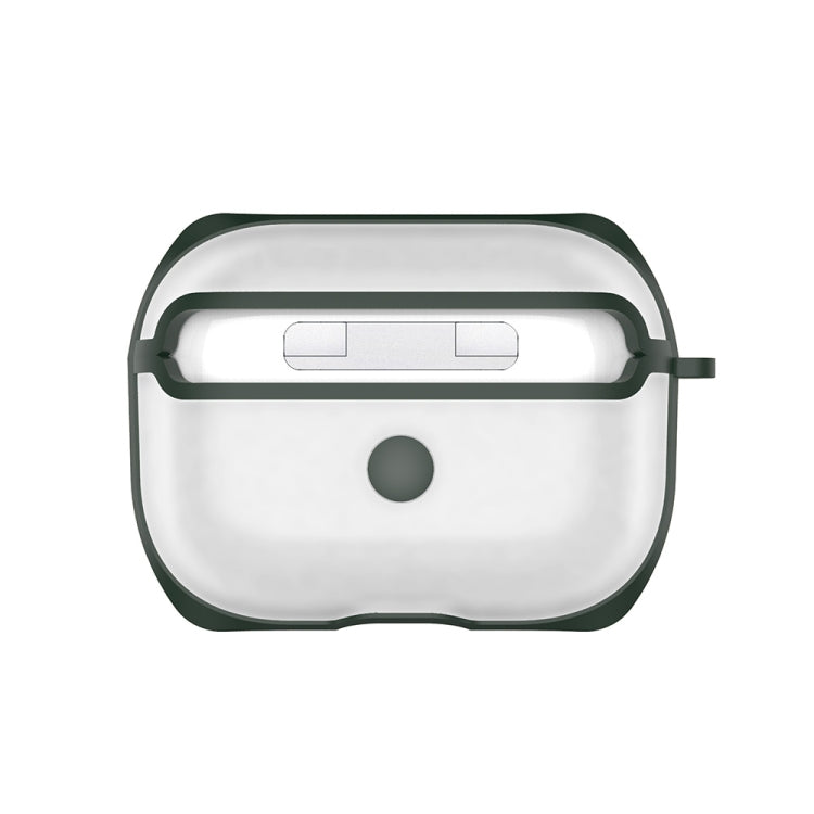 APC001 Per AirPods Pro PC + custodia protettiva trasparente per auricolari in TPU con gancio
