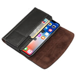 Custodia portafoglio in pelle per smartphone 5,2"