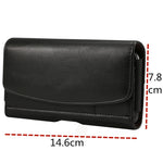 Custodia portafoglio in pelle per smartphone 5,2"