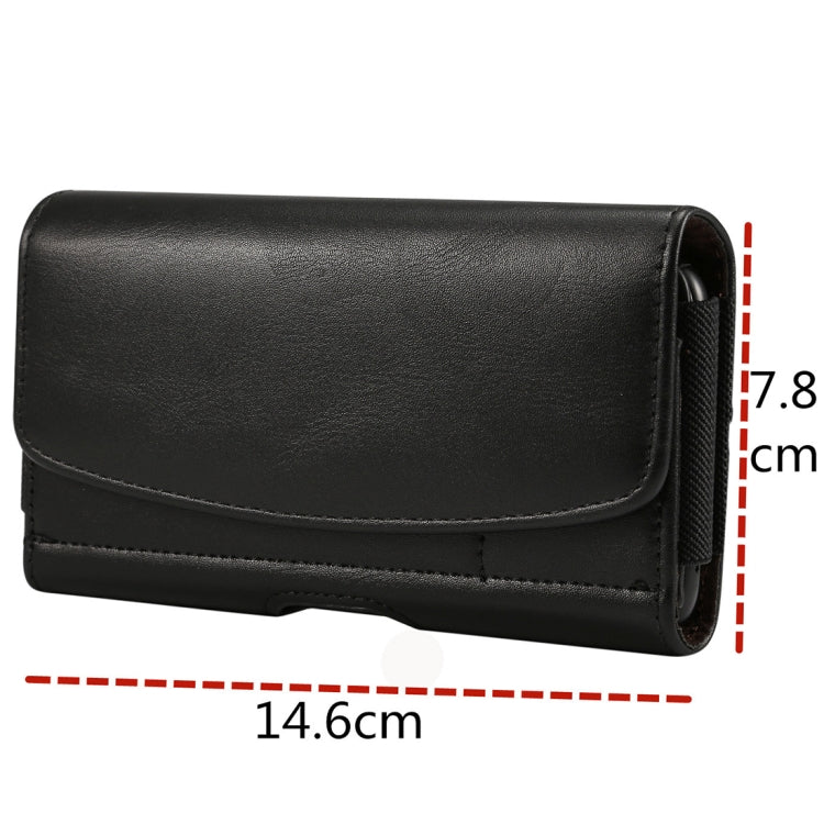 Custodia portafoglio in pelle per smartphone 5,2"