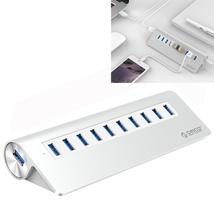 HUB ORICO M3H10-U3-V2 in lega di alluminio 10 porte USB 3.0, M3H10-U3-V2