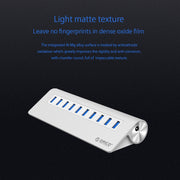 HUB ORICO M3H10-U3-V2 in lega di alluminio 10 porte USB 3.0, M3H10-U3-V2