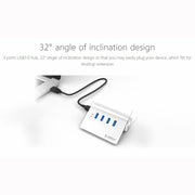 HUB ORICO M3H4-V1 in lega di alluminio 4 porte USB 3.0, M3H4-V1