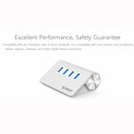 HUB ORICO M3H4-V1 in lega di alluminio 4 porte USB 3.0, M3H4-V1