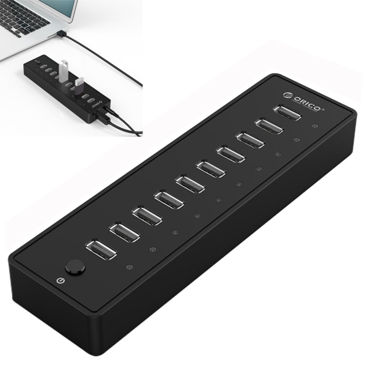 HUB ORICO P10-U2-V1 10 porte USB 2.0, USB 2.0